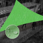 SUNNY GUARD Waterproof Sun Shade Sail 15'x15'x15' Lemon Green Triangle UV Block Sunshade for Backyard Yard Deck Patio Garden Outdoor Activities and Facility(Customized)
