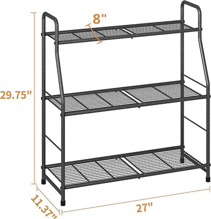 Simple Trending Plant Stand Outdoor Indoor 3 Tier Metal Waterproof Plant Shelf for Living Room Balcony Garden
