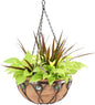 Arcadia Emerald Series Round Hanging Basket Planters, 14-Inch
