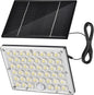 184 LED Solar Lights Outdoor, Waterproof Solar Motion Sensor Flood Lights Outside with 3 Modes Adjustable, Auto On/Off, 20Ft Cable for Porch, Patio, Garden, Garage,Yard