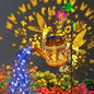 Solar Lanterns Outdoor Waterproof, Hummingbird Watering Can Garden Decor, Hanging Solar Path Lights Yard Art, Outside Patio Decoration Gardening Christmas Gift for Mom Grandma Women with Shepherd Hook