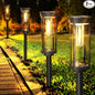 Solar Pathway Lights Outdoor 2 Pack, Bright Solar Path Lights Outside Waterproof, Walkway Light Solar Powered Landscape Light for Driveway Lawn Patio Sidewalk Yard