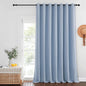 NICETOWN Patio Door Curtain Sound Blocking, Bedroom Privacy Room Divider Curtain, Thermal Insulated Blackout Closet Sliding Door Shade (1 Panel, 100" Wide x 120" Long, Vintage Blue)
