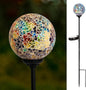 VCUTEKA Solar Path Lights Outdoor Decorative - Mosaic Solar Garden Stakes Light Waterproof LED Light for Landscape Lawn Patio Yard Driveway Decoration
