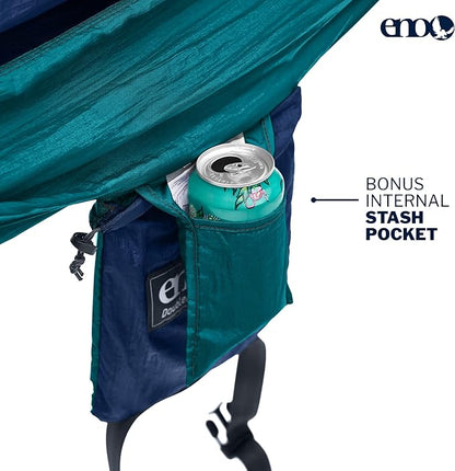 ENO, Eagles Nest Outfitters DoubleNest Lightweight Camping Hammock, 1 to 2 Person, Special Edition Colors, ATC