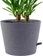 Self Watering Pots for Indoor Plants,12 inch Planters with Drainage Holes Plastic Flower Pots with Deep Reservoir, Grey Speckles