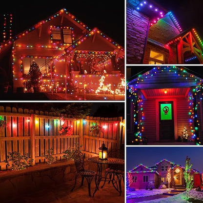 Meconard 24Pack S14 Colored LED String Light Bulbs,1Watt Plastic Shatterproof Waterproof Outdoor Indoor Replacement Bulbs for Home Decor, E26 Medium Base, Multi-Color: Red/Green/Blue/Orange