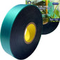 8 mil Extra Thick 150 Feet x 1'' Stretch Plant Tie Tape, Garden Tie Tape for Planting and Grafting, Plant Ribbon for Tomatoes, Grapes and Trees, Green Tie Tape, Garden Stake for Vinyard
