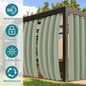 Outdoor Curtain Panels Waterproof Sage Green Patio Drapes 4 Panels 54x84 Inch