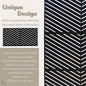 Decorative Fences Metal Privacy Screen, Black Chevron, 74 x 47.2 Inch