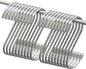 Myfolrena 20 Pack S Hooks for Hanging, 3.4 Inch Metal S Shaped Hook Heavy Duty Hanging Hooks for Pots, Pans, Plants, Bags, Cups, Clothes (Silver)