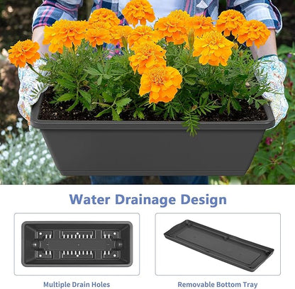 Raised Garden Beds with 6 Garden Planter Boxes Indoor Outdoor Vertical Raised Bed for Gardening Standing Planter Box with Legs, 3 Tier Elevated Herbs Flowers Garden Planter for Patio, Balcony, Gray