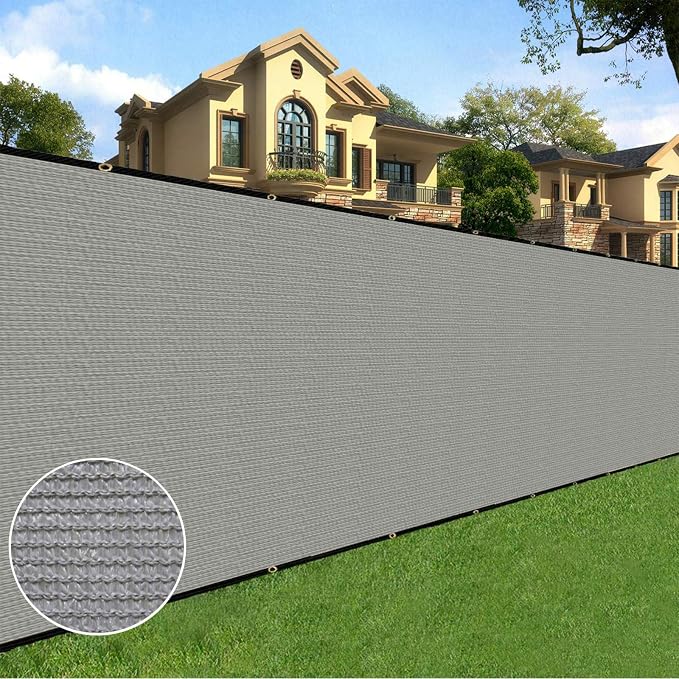 Sunnyglade 6 feet x 100 feet Privacy Screen Fence Heavy Duty Fencing Mesh Shade by Sunnyglade