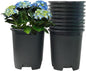 5 Gallon 10-Pack Nursery Pot Black Plastic Planters with Drainage for Outdoor Indoor Large Plants Trees