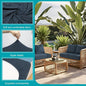 Cushion Covers 14 Pack Stretch Gray Blue Outdoor Sofa Slipcovers