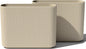 Veradek Demi Series Span Planter for Front Porch, Patio, Backyard | Durable Plastic-Stone Composite Material | Modern Décor for Shrubs, Flowers