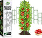 Halatool 6 Pack Tomato Cages for Garden, 48 Inch Adjustable Tomato Cage Plant Support, Garden Plant Stakes Trellis for Climbing Plants Pots Vegetables Flowers Fruits
