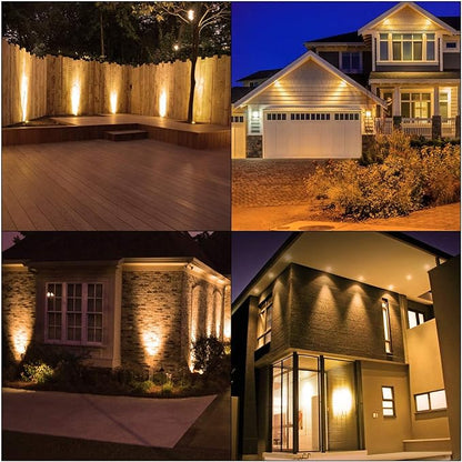 Mlambert 48 Pack MR16 LED Bulbs 50W Halogen Equivalent,2700K Warm White,5W GU5.3 MR16 12V Spotlight Bulb,Non-Dimmable,45° Beam Angle for Landscape
