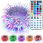 Brizled RGB Christmas Lights, 66ft 200 LED Color Changing Christmas Light with Remote, Dimmable Xmas Lights Outdoor Indoor Waterproof Mini String Light, Xmas Tree Lighting for Tree Halloween Party