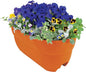 EMSCO Group Bloomers Railing Planter with Drainage Holes – 24" Weatherproof Resin Planter – Terracotta