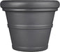 Tusco Products Rolled Rim Garden Planter, 36-inch, Slate
