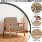 Cushion Covers 4 Pack Khaki Stretch Slipcovers for Patio Sofas