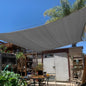 KANAGAWA 6'X16' Dark Gray Custom Size Sun Shade Sail Rectangle UV Block Canopy Cover for Patio Backyard Lawn Garden Outdoor (Customized Available)