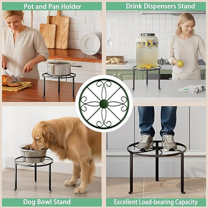 5-Pack Metal Plant Stand Indoor Outdoor Decoration Small Plant Holders for Home Flower Pot Holder Stand for Multiple Plants