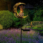 ZKLiLi Christmas Garden Solar Lights Pathway Stake Lights Moon Fairy with Angel Decor, Gardening Birthday Gift for Mom Grandma Friends, Outdoor Decor Light Waterproof for Walkway, Yard, Patio
