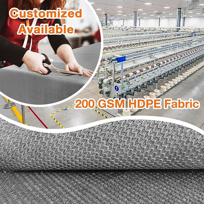 Artpuch Outdoor Pergola Shade Cover 9x13 FT Sun Shade Cloth with Grommets Light Grey 90% UV Protection Canopy Patio Privacy Screen (Customized Available)