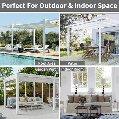 Easy-Going Linen Look Outdoor Curtains Waterproof Windproof Porch Curtains, Soft Thicken Outdoor Privacy Curtains for Patio, Gazebo, Grommet Top and Tab Bottom Drape, 1 Panel, 54x108 inch, Navy