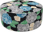 LVTXIII Inflatable Stool Ottoman Footrest with Handle, Decorative Fade-Resistant Foot Stool, Indoor or Outdoor Pouf for Home Garden and Camping Use, 21x21x9, Peony Garden