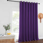 NICETOWN Royal Purple Blackout Curtains for Bedroom/Living Room 132 Inch Length - Thermal Insulated Room Darkening Grommet Top Window Curtains (100 by 132 - Inch, 1 Panel)
