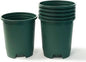 3 Gallon 6-Pack Plant Pots Nursery Pot Green Plastic Planters for Outdoor Indoor Plants Gardening Flower Pots with Drainage Holes