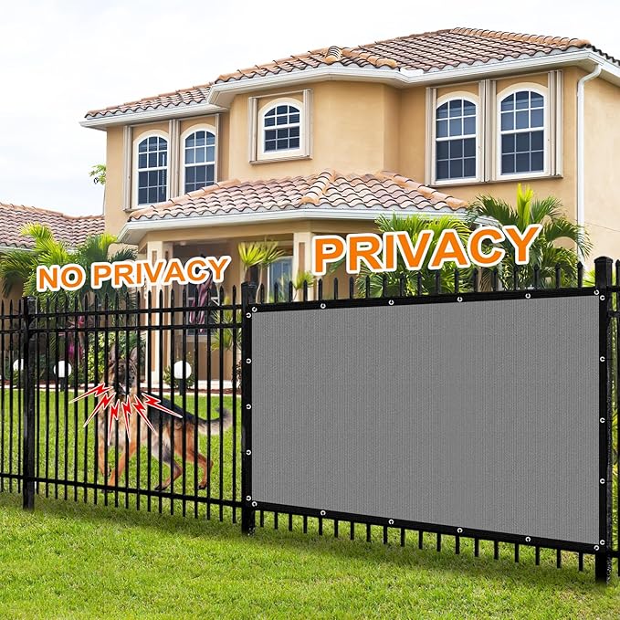Artpuch 90% Sun Shade Cloth, 10 x 16 FT Pergola Shade Cover Canopy with Grommets, Sun Screen Fabric Tarp for Patio, Outdoor, Garden, Backyard, Light Grey