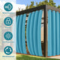 Outdoor Curtains in Teal, Waterproof and Windproof, Set of 4 Panels 54x84