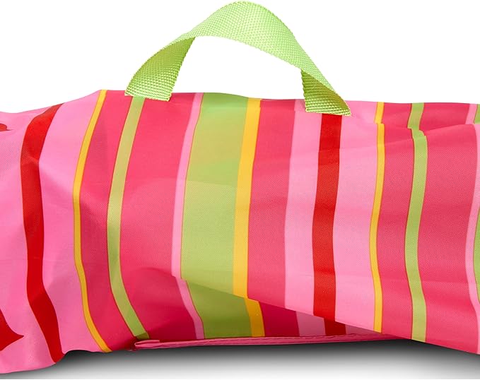 Kids Folding Chair with Butterfly Back, Cup Holder and Storage Bag
