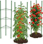 3 Pack Extra Larger Tomato Cages, 51in*17in Adjustable Tomatoes Plant Stakes Support Cages Trellis for Garden, Garden Trellis for Vegetable Flowers Fruits Climbing Plants