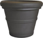 Tusco Products Rolled Rim Garden Planter, 42-Inch, Espresso