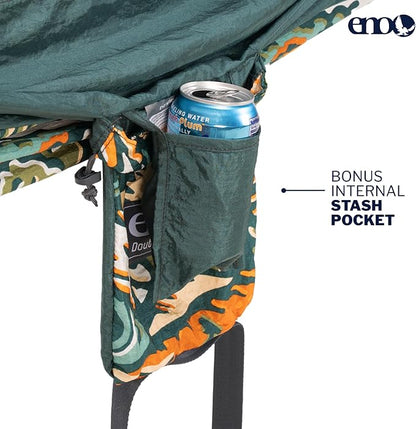 ENO, Eagles Nest Outfitters DoubleNest Lightweight Camping Hammock, 1 to 2 Person, Special Edition Colors, ATC