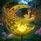 JOBOSI Solar Moon Cat Decorative Gift, Solar Moon Cat Ground Stake Light, Gifts for Women Mom Grandmother, Garden Lawn Decor Christmas & New Year Gift Cat