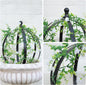 Trellises, Black Powder-Coated Metal Grid, 12.6 x 17.5 Inch Garden Support
