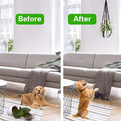 Augshy Macrame Hanging Planter, 2 Pack Hanging Planters for Indoor Plants Indoor Outdoor Decor Handmade Hanging Plant Holder(35 Inch)
