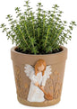Gardening Gifts for Women: Hand-Painted 3D Art Planter for Plant Lover - Angel Planter Gift for Gardener - Cute Succulents Plant Pot Garden Gift for Master Avid Gardener Grandma Mom Christmas