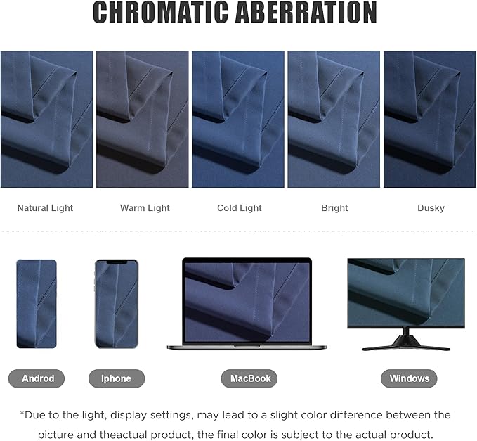 BONZER Outdoor Curtains for Patio Waterproof Thick Privacy Grommet Light Filtering Outside Curtains for Porch Pergola Gazebo Deck, 1 Panel, 84W x 84L inch, Navy