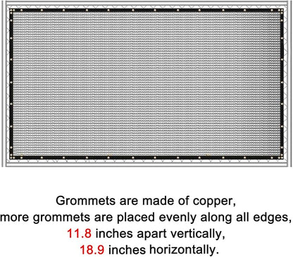Sunnyglade 6 feet x 50 feet Privacy Screen Fence Heavy Duty Fencing Mesh Shade - Image 5