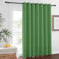 NICETOWN Room Divider 84 inch Curtain for Sliding Glass Door, Grommet Thermal Insulated Sound Reducing Window Treatment Draperies for Bedroom/Living Room, W100 x L84, 1 Panel, Froest Green