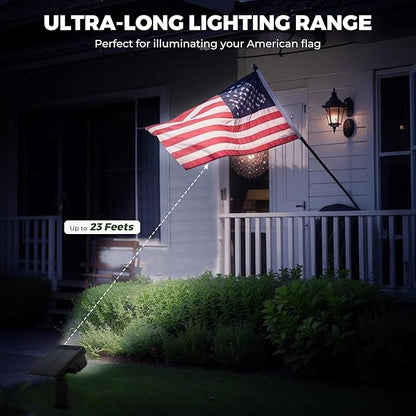 Kingsyard Solar Color Changing Lights 8 Colors, USB & Solar Powered Solar Lights Outdoor Waterproof IP68, Multicolor RGB Outdoor Lights for Garden Yard Landscape Decor, 6 Pack