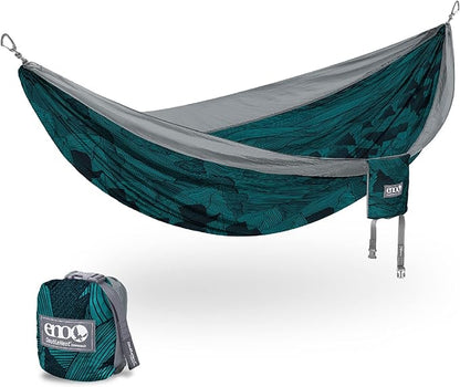 ENO, Eagles Nest Outfitters DoubleNest Lightweight Camping Hammock, 1 to 2 Person, Special Edition Colors, ATC