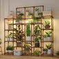 Plant Stand Indoor with Grow Light 14 tiers Large Plant Shelf for Indoor Plants Display Heavy Duty Plant Rack for Living Room Patio Decor